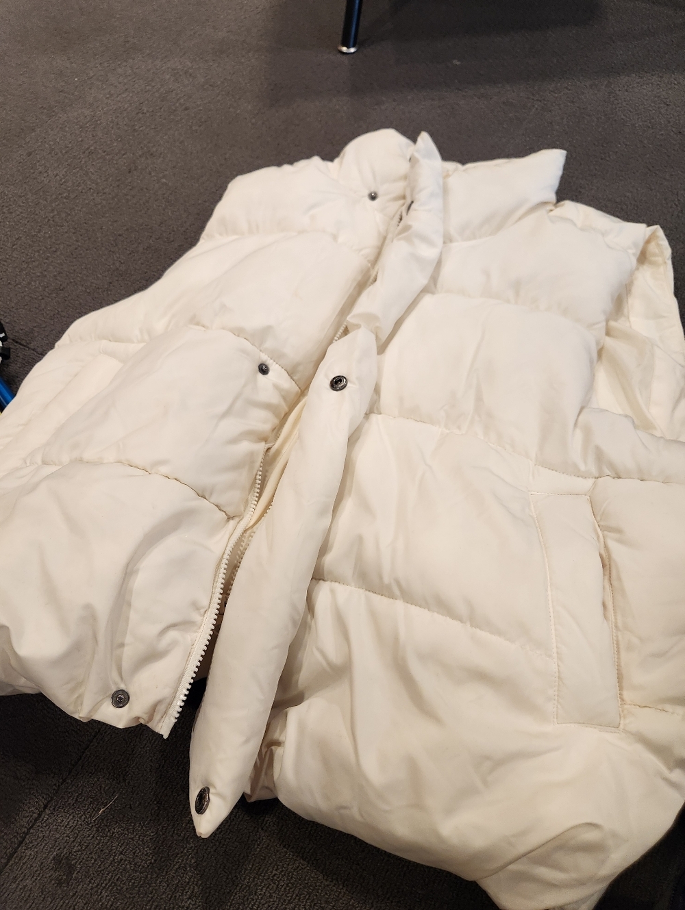 BDG Women's Off-White Puffer Vest